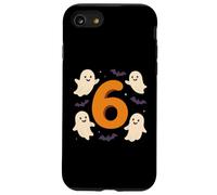 Six Seven Meme Number 6 Cute Ghosts Disfraz de Halloween Carcasa para iPhone SE (2020) / 7/8