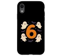Six Seven Meme Number 6 Cute Ghosts Disfraz de Halloween Carcasa para iPhone XR