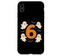 Six Seven Meme Number 6 Cute Ghosts Disfraz de Halloween Carcasa para iPhone XS MAX