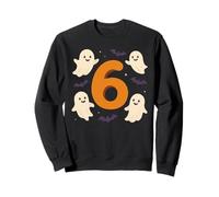 Six Seven Meme Number 6 Cute Ghosts Disfraz de Halloween Sudadera