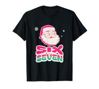 Six Seven Retro Santa Funny Gen Alpha 67 Christmas Xmas 2025 Camiseta