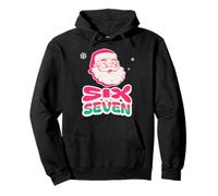 Six Seven Retro Santa Funny Gen Alpha 67 Christmas Xmas 2025 Sudadera con Capucha