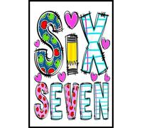 Six Seven School Notebook: Wide Ruled Journal Diary or Sketchbook Perfect for School, College, Work and Home