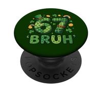 Six Seven St Patricks Day 67 6 7 Lucky Leprechaun Hombres Mujeres PopSockets PopGrip Adhesivo