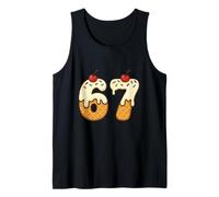 Six Seven Vanilla Ice Cream Cono 6 7 Internet Meme Camiseta sin Mangas