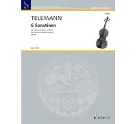 Six Sonatinas -Partition+Parties Separees: Viola arrangement and figured bass by Wolfgang Birtel. viola and basso continuo. Partition et parties.