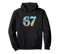 Six SSix Seven Beach Summer Waves Diversión Niñas Niños Hombres Sudadera con Capucha