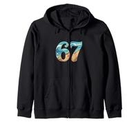 Six SSix Seven Beach Summer Waves Diversión Niñas Niños Hombres Sudadera con Capucha