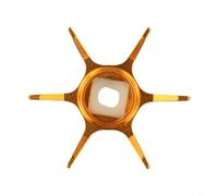 Six Star Drag Baitcast Carrete de descarga de freno Herramienta para Metanium DC para Curado para SLX para carrete de pesca Scorpion, llave de carrete de aleación de aluminio (amarillo)