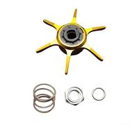 Six Stars - Llave de descarga de arrastre para DAIWA para carrete de pesca PR100 PD106, viene con accesorios de sonido para una funcionalidad mejorada (oro derecho)