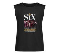 Six The Musical - Camiseta sin mangas unisex para hombre, color negro, Negro , M