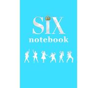 Six the Musical Notebook (Teal Alternate ver.) 5.25 x 8 in. 100 Lined Pages Paperback