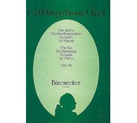Six Württemberg Sonatas Wq 49 for Piano
