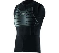 Six2 - Kit de protección sin Mangas All Black-S, Unisex para Adulto, Talla S