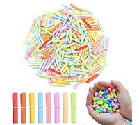 Sixfolo 200 Piezas Papel Colorido Deseando Rollo de papel Deseoso Pedazos de Mensaje Papeletas Enrolladas papel para Mensajes PequeñOs Mezcla Vacía Suelta Colorida Pequeña Papels para Festiva