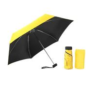 Sixfox Paraguas Plegable, Paraguas de bolsillo, Paraguas de Bolsillo Ultraligero Moda Compacto Portátil Anti-UV,Ideal para actividades al aire libre Golf Viaje Senderismo