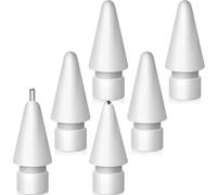 SIXFU Puntas de repuesto para lápiz Apple, mezcla de puntas de control preciso para Apple Pencil de 2ª generación/1ª generación/USB C Apple Pen (6 unidades)