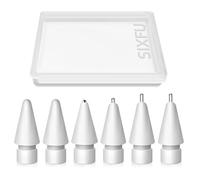 SIXFU Puntas mejoradas para Apple Pencil, puntas de lápiz de repuesto para Apple Pencil de 2ª/1ª generación/USB-C/Pencil Pro (6 piezas)