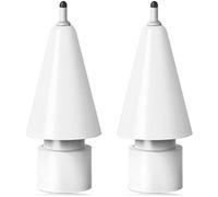 SIXFU Puntas mejoradas para punta de lápiz Apple, puntas de repuesto seguras antiarañazos como bolígrafos de goma de control preciso para Apple Pen (paquete de 2)