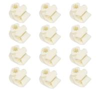 SIXHAOBU 12 abrazaderas de fijación para manguera de aceite automotriz y clip de fijación de plástico compatibles con Volkswagen Jetta cable de freno para fijación de la manguera de freno