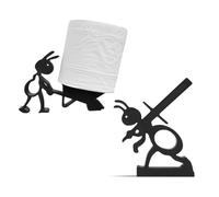 SIXHAOBU 2 Piezas Portarrollos de baño con Forma de Hormiga, Forma de Hormiga Bonita y Divertida, Portarrollos de Papel higiénico con diseño de Hormigas en 3D para Bañ o Cocina Hogar Camping Viaje