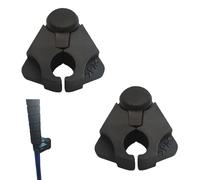 SIXHAOBU 2Pcs Soporte de bastón Negro, Accesorios para bastones, Dispositivos de Sujeción para Mesa, regalos para personas mayores con movilidad reducida