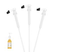 SIXHAOBU 3 Bombas de Jarabe para Monin, Jarabe Blanco para dosificación precisa, Dispensador de Jarabe Reutilizable, Dispensador de 10 ml para Botellas de Jarabe para Monin de 1 L y 700 ml