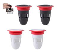 SIXHAOBU 4PCS Núcleo de Drenaje de Piso de Desodorante, Valvula Antiolores Ducha, sifones de desagüe para Ducha de baño, Desague Antiolores Drenaje de Piso de Ducha para Desagüe Suelo