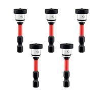 SIXHAOBU 5 piezas de puntas para drywall con tope de profundidad, vástago hexagonal magnético de 1/4 pulgadas con tope de profundidad para avellanar tornillos de construcción rápida en placas de yeso