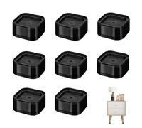 SIXHAOBU 8 Piezas elevaciones de Muebles, Apilable Elevador Mesa, Altura de 3,5 cm, Adecuado para Patas de Mesa extensión con diámetros Inferiores a 5 cm para Sillas, Sofás, Lavadoras
