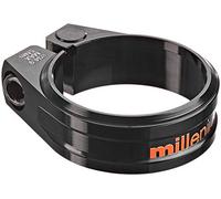 SixPack Racing Millenium - Collar de sillín para bicicleta de montaña, unisex, color negro y naranja, único