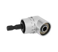 SIXRUN 1/4 Inch Hex Extension Drill Bit, Magnetic Locking Socket Holder Adapter with 105 Degree Angle for Electric Drill and Socket Wrench in Tight Spaces (Translation in Spanish):