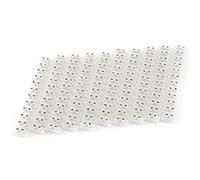 SIXRUN 10 Piezas Terminal de Tornillo 360V 10A, Tira de Barrera Eléctrica Doble para Electrodomésticos Circuitos Electrónicos Máquinas