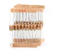 SIXRUN 1000pcs 1/2W 5% Tolerancia Kit de Asortimiento de Resistencias de Película de Carbono 1-10M Ohm 100 Valores Componentes Electrónicos para Proyectos Electrónicos