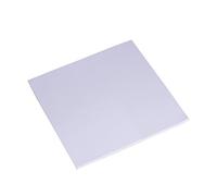 SIXRUN 100x100x2mm Almohadilla Térmica para CPU Almohadilla de Enfriamiento de Alta Conductividad para Enfriamiento de CPU GPU 1.2w a 2.0w No Conductora Suave y Cortable (Gris Blanco)