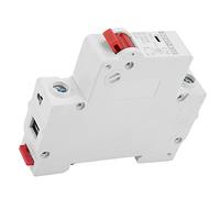 SIXRUN 16A Disyuntor de CC Miniatura de Baja Tensión | Materiales ignífugos y resistentes a los golpes, Apto para energía solar, Rendimiento fiable, Alto poder de rotura