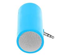 SIXRUN 3.5mm Jack Speaker, Portable Mini Wireless Plug in Speaker with Clear Strong Sound for Smartphones Tablets Laptops (Blue)