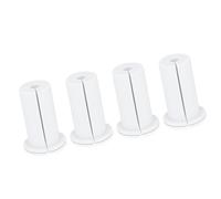 SIXRUN 4 Ojales de Goma para Cables Ethernet para Pasar Cables Limpios a Través de Aberturas de Pared de 1 Pulgada, Adecuados para el Hogar y el Exterior (White)