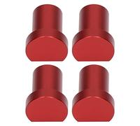 SIXRUN 4 Uds. Para Perros de Banco de Carpintería, Topes de Freno de Aleación de Aluminio Duraderos Para Fijar Tablas de Madera de 20mm de Diámetro (rojo)