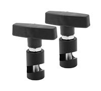 SIXRUN Abrazadera de Soporte de Elevación M12 de 2 Piezas, Aleación de Aluminio con Herramienta de Pinza de Bujía para Uso en capó, Maletero y Hatchback (BLACK)