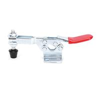 SIXRUN Abrazadera de Toggle Horizontal, Mordaza Rápida 230kg de Fuerza de Sujeción con de Cobertura Plástica para Soldadura y Equipos Electrónicos