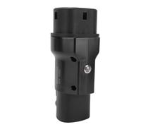 SIXRUN Adaptador de Carga EV Tipo 2, Adaptador de Carga Portátil para Vehículos Eléctricos Impermeable a Prueba de Calor 32A con Cerradura, para Vehículos Eléctricos Tipo 2