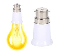 SIXRUN Adaptador de Enchufe de Luz, Convertidor de Lámpara, Base de Bombilla para Uso Doméstico, Convertidor de Enchufe Duradero E27 a B22 para Entusiastas del Bricolaje, 1 Portalámparas