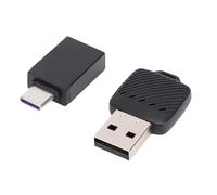 SIXRUN Adaptador Inalámbrico para Automóvil, Convertidor de Interconexión para Automóvil ABS y PC con WiFi 5.8G para iOS 10.0+, Conexión Automática Plug and Play para con Cable de Fábrica o Auto