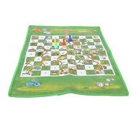 SIXRUN Alfombra Plegable de Ajedrez de Serpiente para Niños, Juguete Divertido con Telas No Tejidas, 60x45cm, Ligera, 2-4 Jugadores (#1)