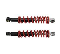 SIXRUN Amortiguador 270mm Resorte Suspensión Acero Aleación | Amortiguador de Tirante Trasero con Orificio de Montaje de 10mm, Compatible con Motos de Tierra, Cuatrimotos y Go Karts de