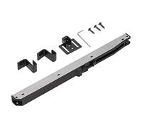 SIXRUN Amortiguador de Acero Inoxidable para Puerta Corredera de Granero, | Resistente a la Corrosión, Oculto Detrás del Riel, No Requiere Perforación, Fácil Instalación, Posición Ajustable, Longitud