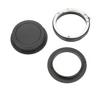 SIXRUN Anillo Adaptador Inverso Macro de 58 Mm, Aleación de Aluminio, Invierte Cualquier Lente a Macro, Protege la Montura de la Lente Trasera, Adecuado para Cámaras con Rosca de Filtro de 58 Mm con