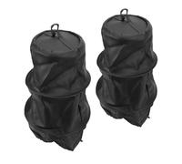 SIXRUN Apicultor Al Aire Libre Apicultura 2 Uds Jaula para Enjambre de Abejas Portátil Impermeable Herramienta para Atrapar Enjambre de Abejas Cuero PU Negro