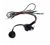 SIXRUN Arnés de Enchufe de Conector de Cabrestante, Enchufe de Control Remoto de Cabrestante de 5 Cables de Cobre de Goma, Reemplazo de Perno Prisionero de Empuje Sellado para Warn 9.5cti 9.5ti .5si